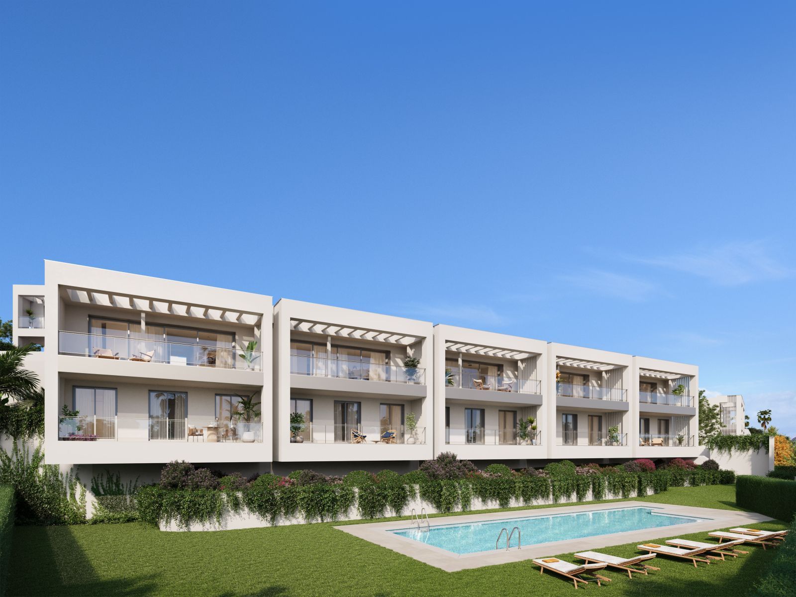Appartements modernes avec piscine à Estrella del Mar Villas Marbella.